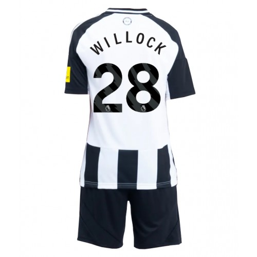 Fotballdrakt Barn Newcastle United Joe Willock #28 Hjemmedraktsett 2024-25 Kortermet (+ Korte bukser)